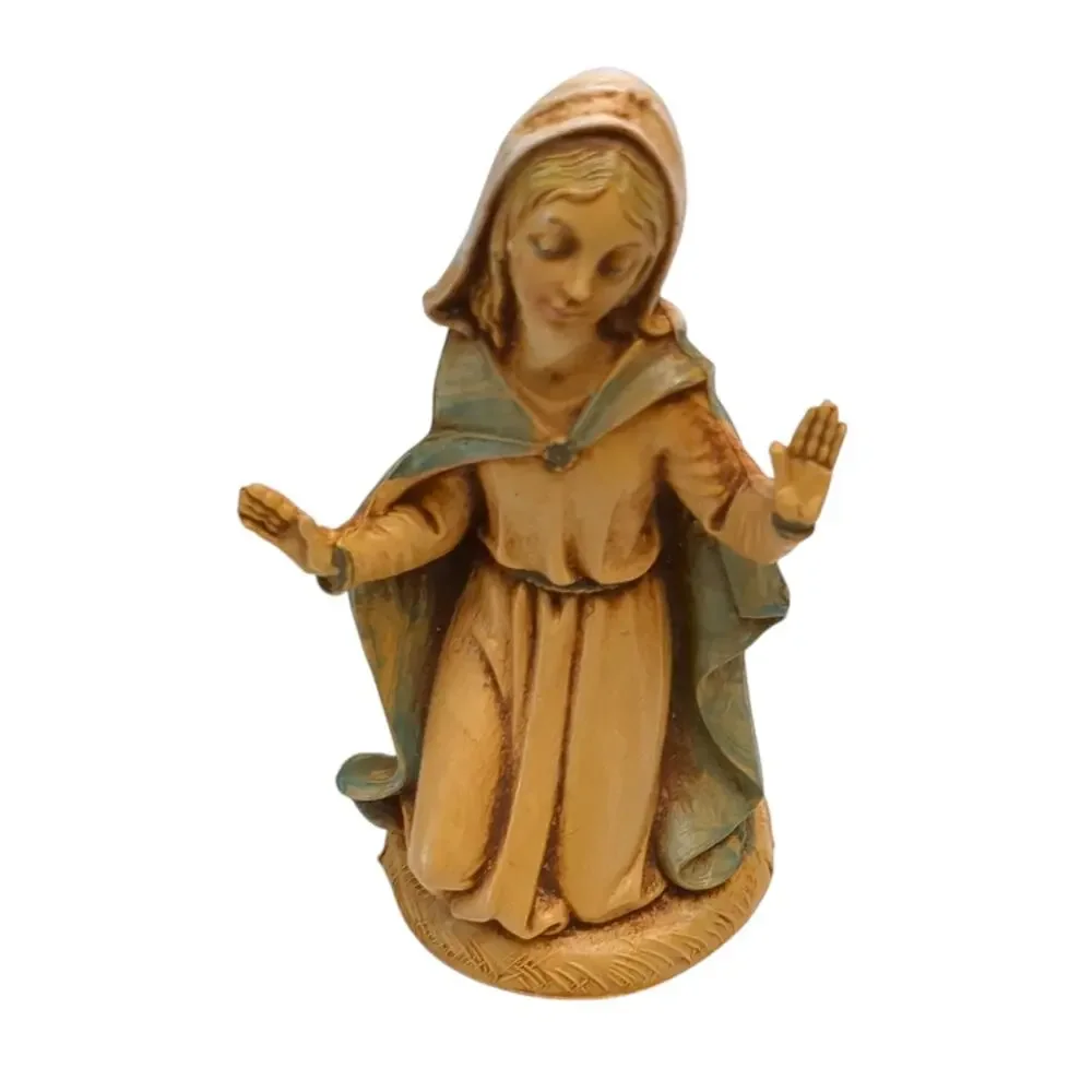 Vintage Fontanini Holy Family 6 Piece Set 1980's Depose Italy 3 1/2